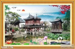 Tranh decor phong thủy mùa xuân đẹp nhất