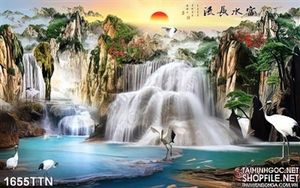 Tranh thác nước nghệ thuật độc đáo nhất