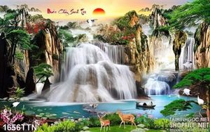 Tranh thác nước nghệ thuật in uv