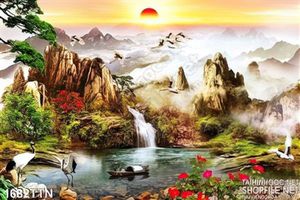 Tranh phong cảnh nghệ thuật in 3D chất lượng cao