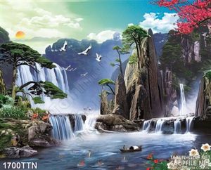 Tranh phong thủy mùa xuân nghệ thuật in uv