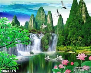 Tranh psd phong thủy nghệ thuật in 3d