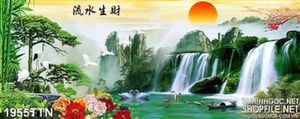 Tranh phong thủy psd nghệ thuật in 3D