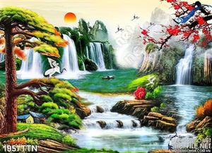Tranh in uv phong thủy nghệ thuật