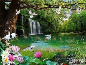 Tranh psd phong cảnh nghệ thuật mới nhất