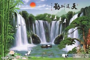 Tranh phong cảnh nghệ thuật in uv