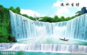 Tranh wall phong thủy hữu tình psd