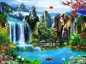 Tranh phong cảnh nghệ thuật mùa xuân đẹp nhất