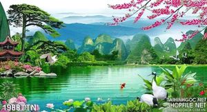 Tranh decor phong cảnh nghệ thuật