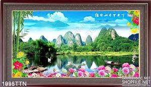 Tranh in uv sơn thủy hữu tình