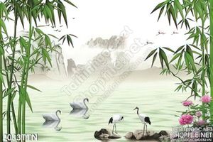 Tranh phong cảnh nghệ thuật in 3D