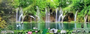 Tranh thác nước và phong cảnh nghệ thuật