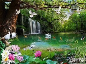 Tranh decor phong cảnh nghệ thuật mới nhất hiện nay