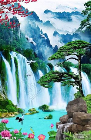 Tranh in 3D khổ dọc mới nhất hiện nay