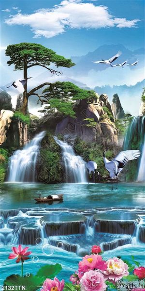 Tranh decor phong cảnh nghệ thuật in 3D