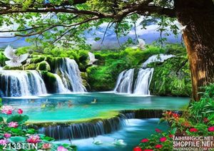 Tranh psd phong cảnh nghệ thuật psd
