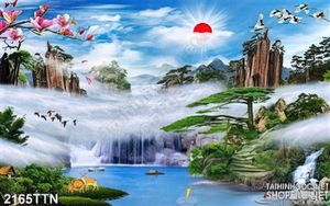 Tranh thác nghệ thuật đẹp nhất psd