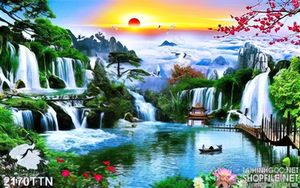 Tranh decor phong thủy mùa xuân đẹp nhất