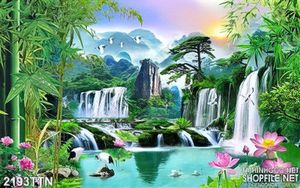Tranh psd phong cảnh nghệ thuật mới nhất