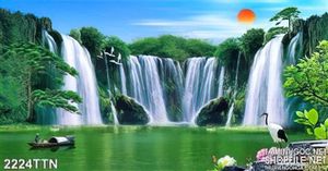 Tranh sơn thủy chất lượng cao psd