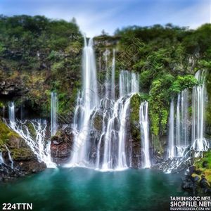 Tranh thác nước trang trí treo tường