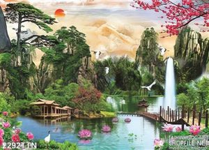Tranh in 3D phong cảnh nghệ thuật