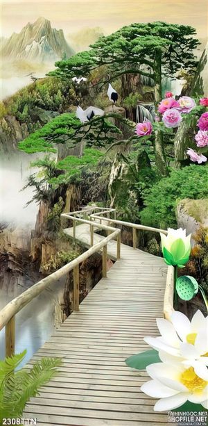 Tranh in 3D nghệ thuật phong thủy
