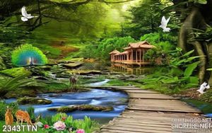 Tranh decor phong cảnh nghệ thuật psd