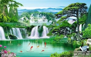 Tranh phong thủy in 3D nghệ thuật