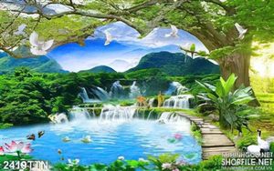 Tranh decor nghệ thuật phong cảnh đẹp nhất
