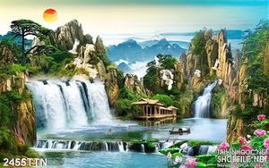 Tranh phong thủy 3D in uv nghệ thuật
