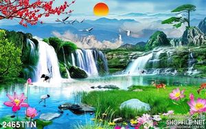 Tranh in uv phong cảnh nghệ thuật chất lượng cao
