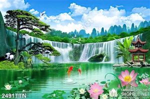Tranh in 3D phong thủy nghệ thuật đẹp