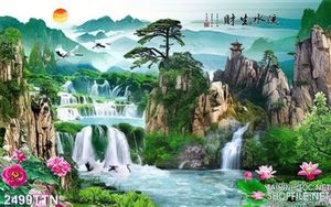 Tranh decor thư pháp phong thủy nghệ thuật đẹp