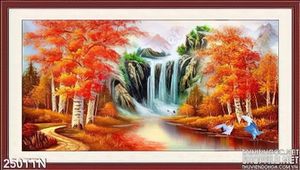 Tranh thác nước và phong cảnh