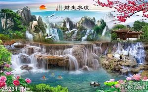 Tranh wall phong cảnh mùa xuân đẹp độc đáo