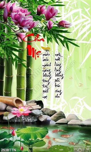 Tranh thư pháp cha mẹ in 3D