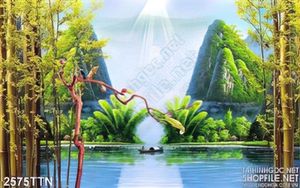 Tranh phong cảnh nghệ thuật in 3D mới nhất