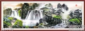 Tranh thác nước trang trí tường