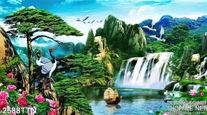 Tranh thác nghệ thuật phong thủy thuận buồm xuôi gió
