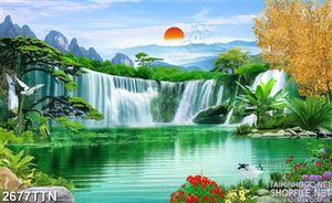 Tranh phong thủy thiên nhiên đẹp