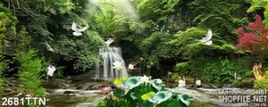 Tranh nghệ thuật rừng cây đẹp
