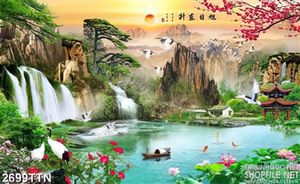 Tranh phong thủy lãng mạn đẹp