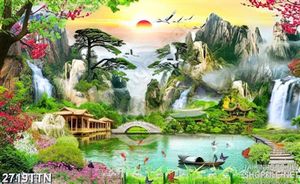 Tranh phong thủy quê hương đẹp