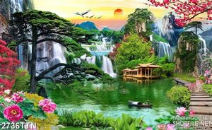 Tranh phong thủy nghệ thuật in wall
