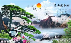 Tranh in uv phong thủy nghệ thuật hữu tình