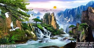 Tranh thủy mặc phong thủy mới