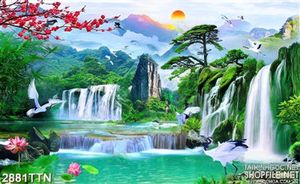 Tranh phong thủy in gạch mới nhất