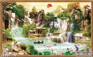 Tranh phong thủy sơn dầu đẹp