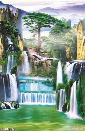 Tranh khổ dọc phong thủy mới